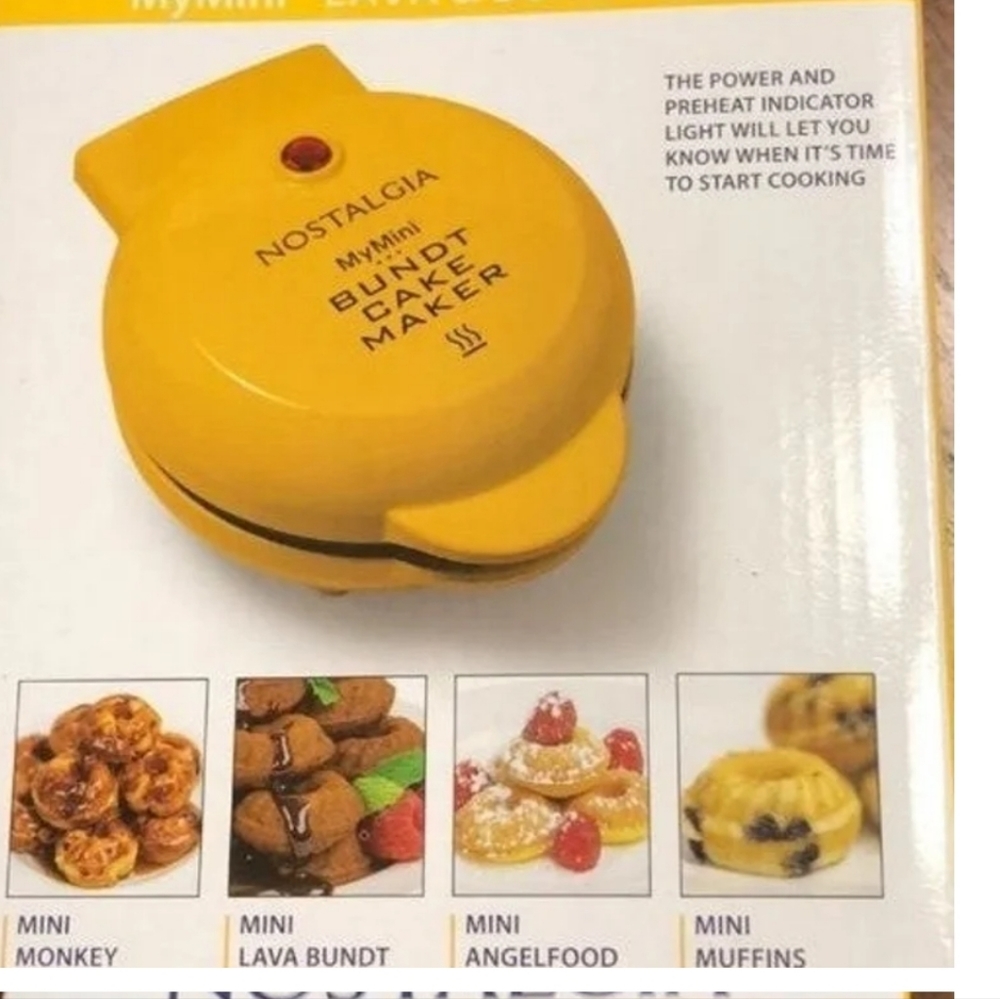 Nostalgia My Mini Lava & Bundt Cake Maker